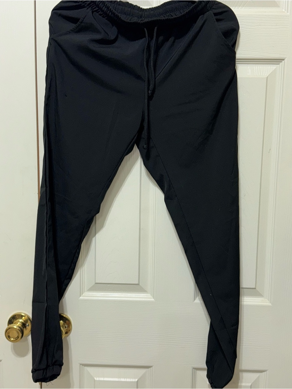 Love Women’s Black Slim Jogger Sweatpants with Drawstring